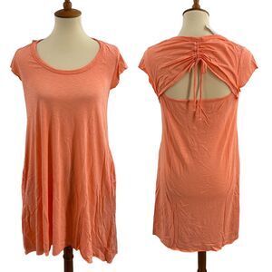 LAMade Coral Short Sleeve Dress Back Detail Large New